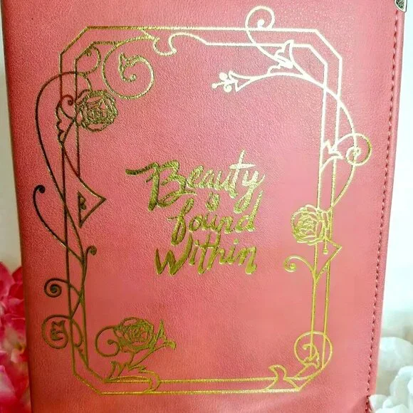 Disney Beauty And The Beast Makeup Bag & Makeup Brushes Clutch By Luke Henderson